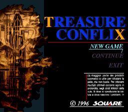 BS Treasure Conflix Title Screen